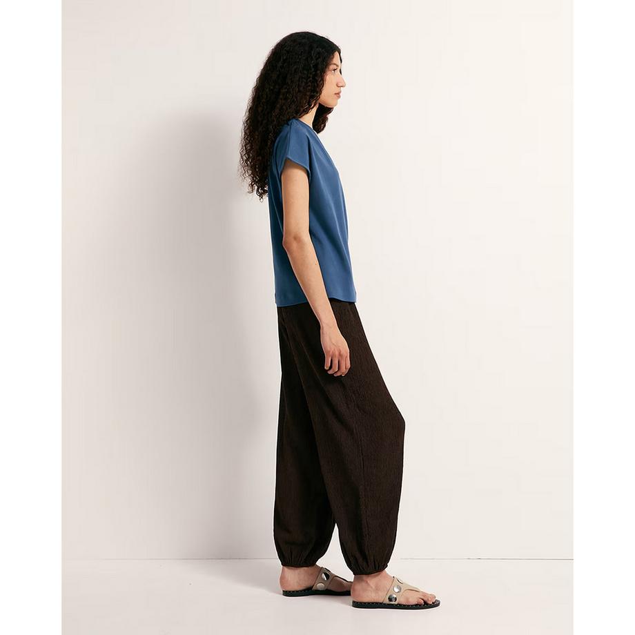 Sfera Wrap V-Ausschnitt T-Shirt  