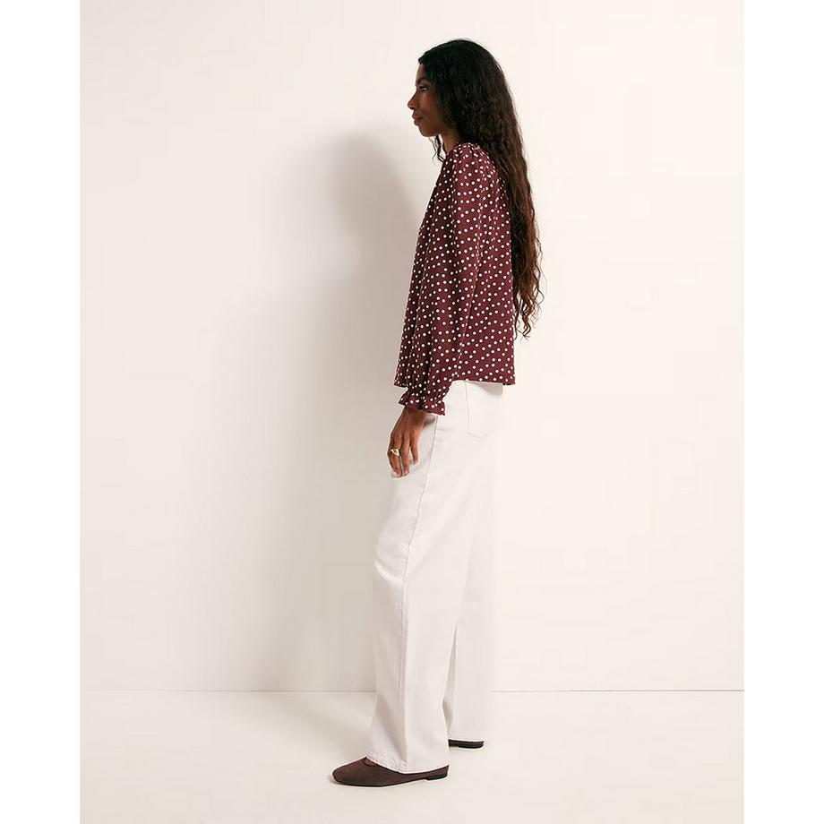 Sfera T-shirt manches longues avec imprimé lignes ondulées  