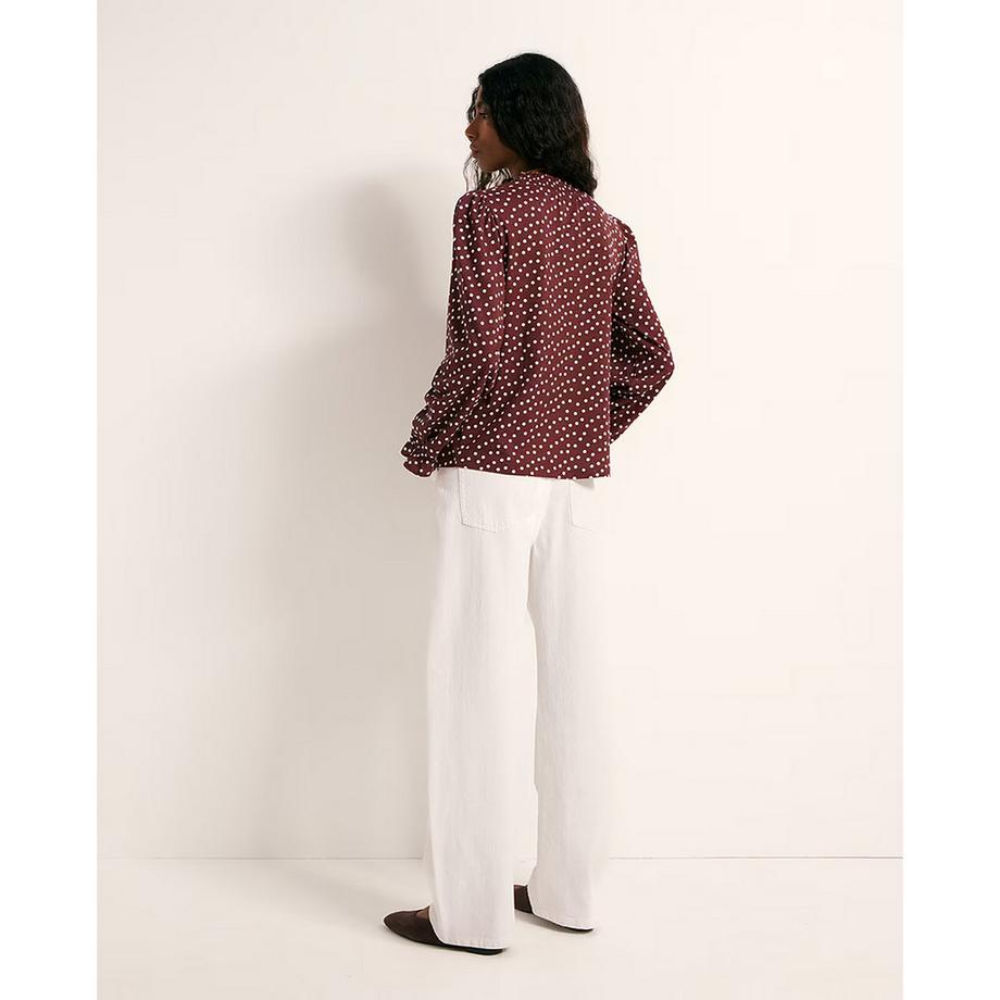 Sfera T-shirt manches longues avec imprimé lignes ondulées  