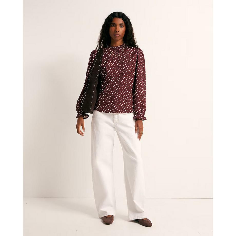 Sfera T-shirt manches longues avec imprimé lignes ondulées  