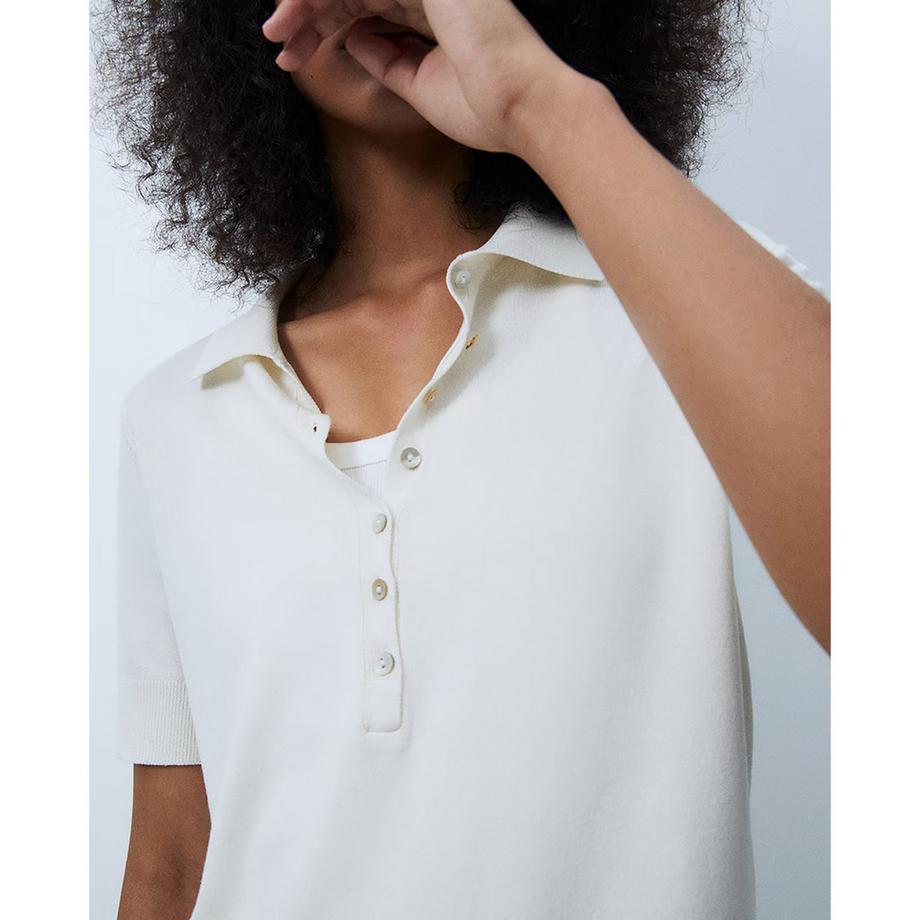 Sfera Polo Kragen Pullover  