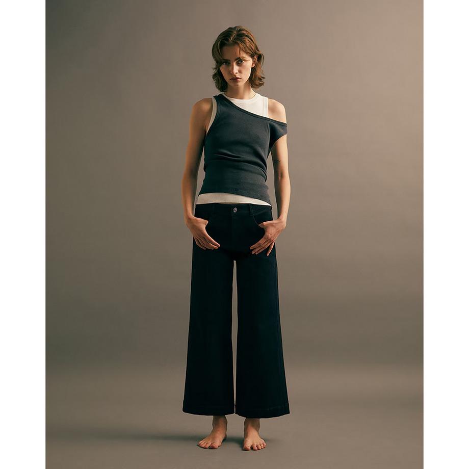 Sfera Pantalon jambe large  