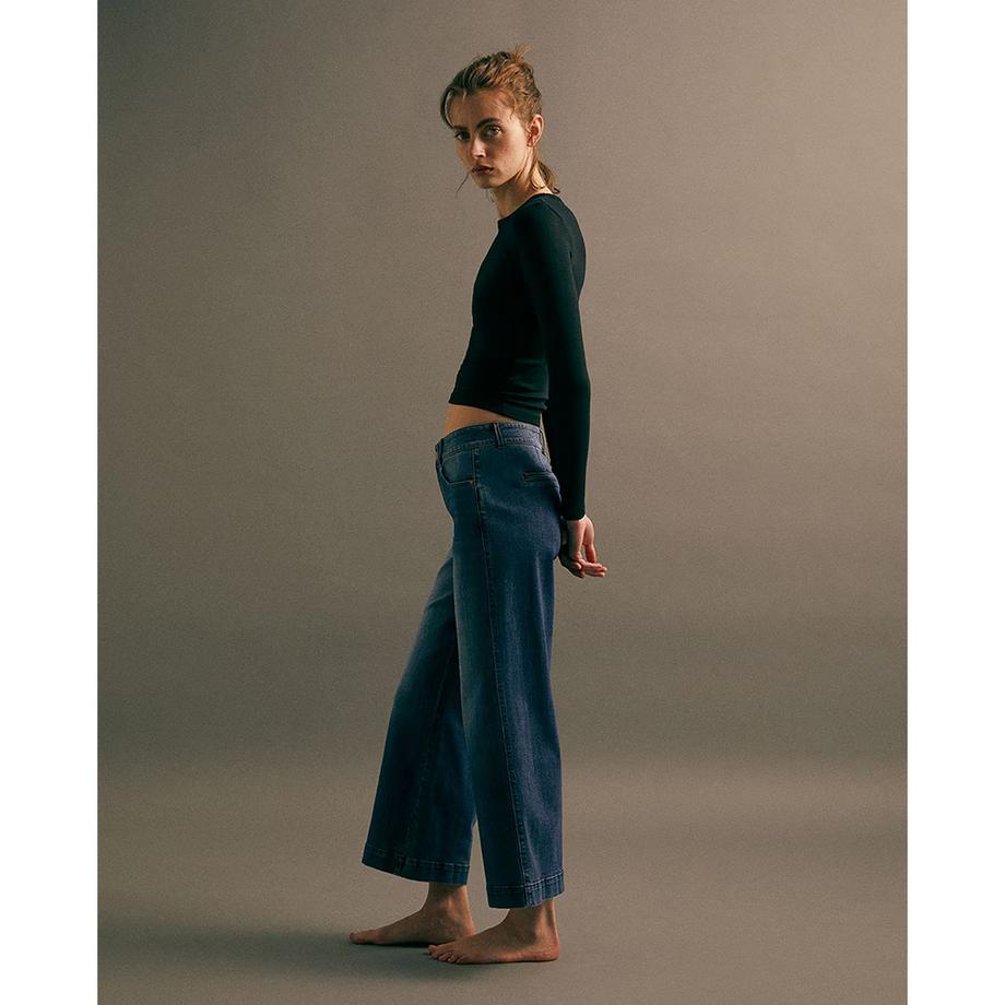 Sfera Pantalon jambe large  