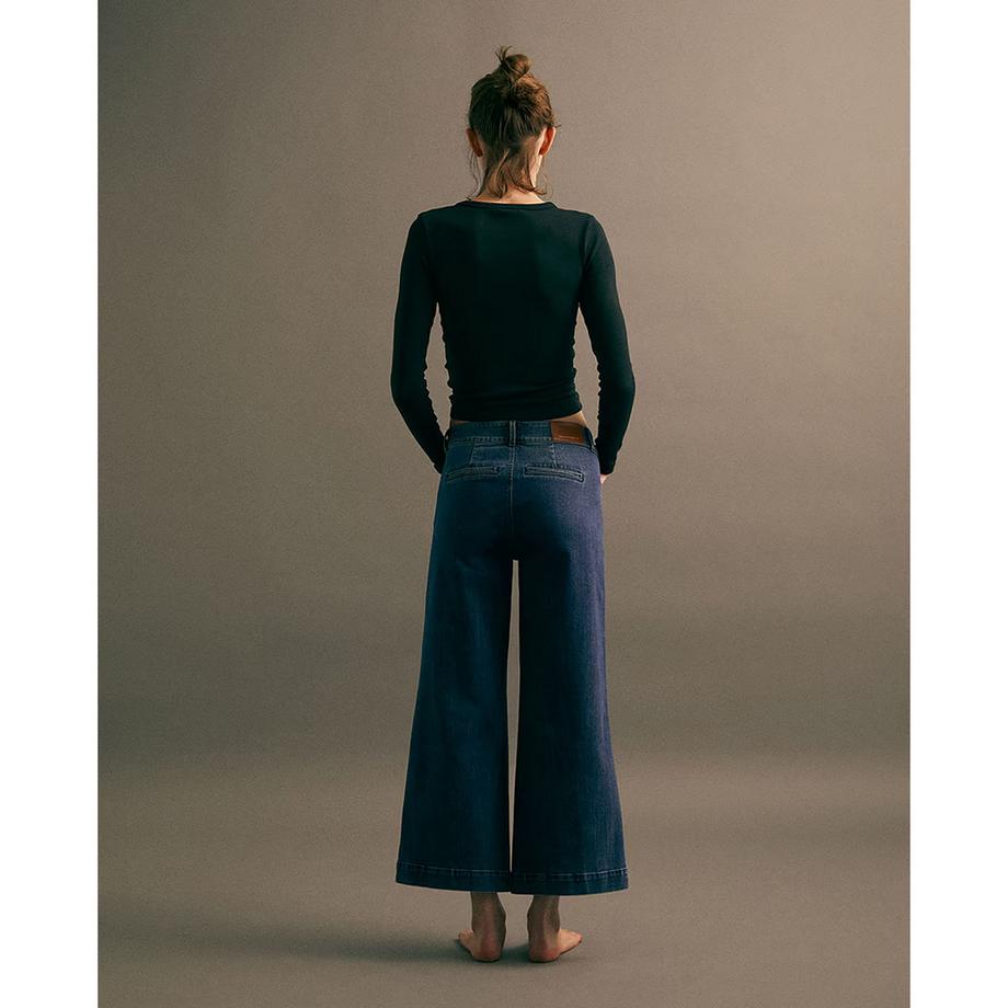 Sfera Pantalon jambe large  