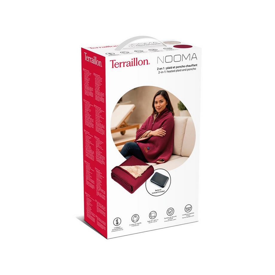 Terraillon Couverture chauffante Nooma Prune 