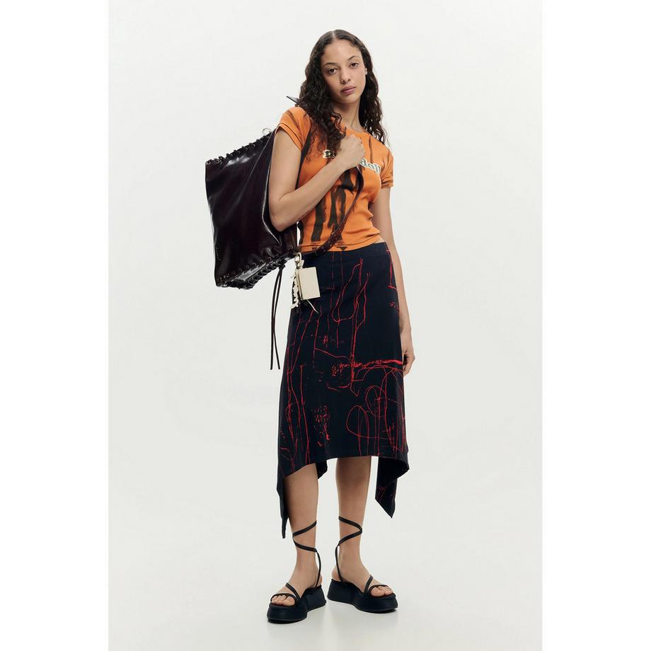 Desigual Robe asymétrique à imprimé  