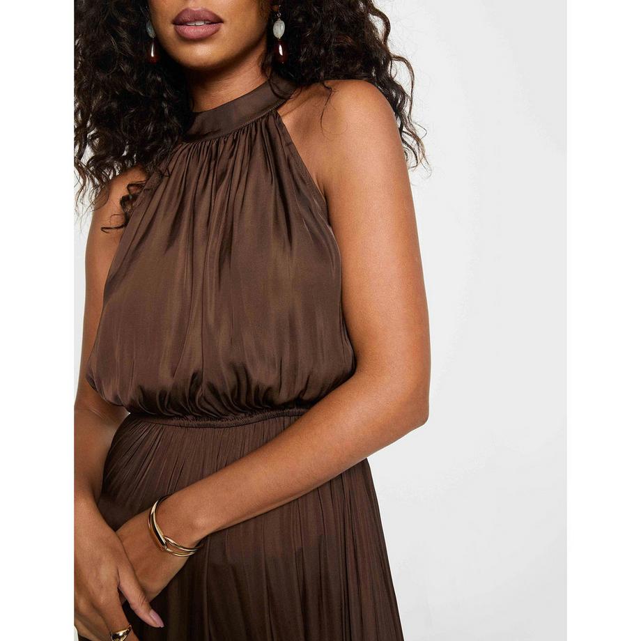 MORGAN Robe Longue Col Halter  