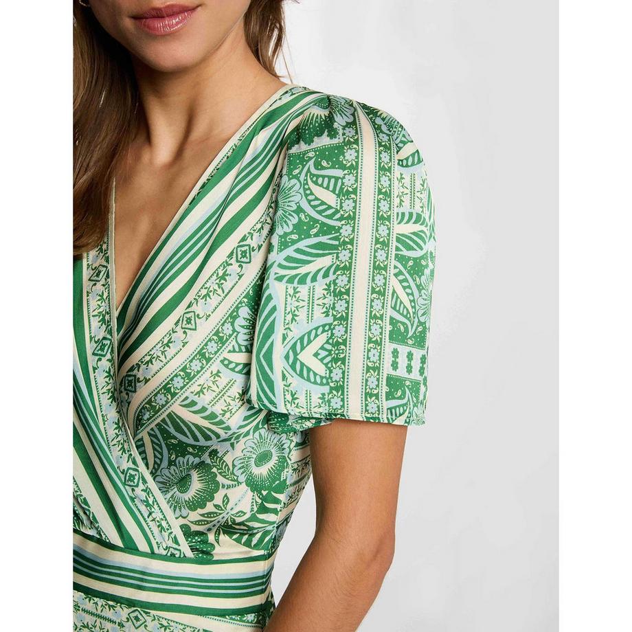 MORGAN Robe longue à motif floral  