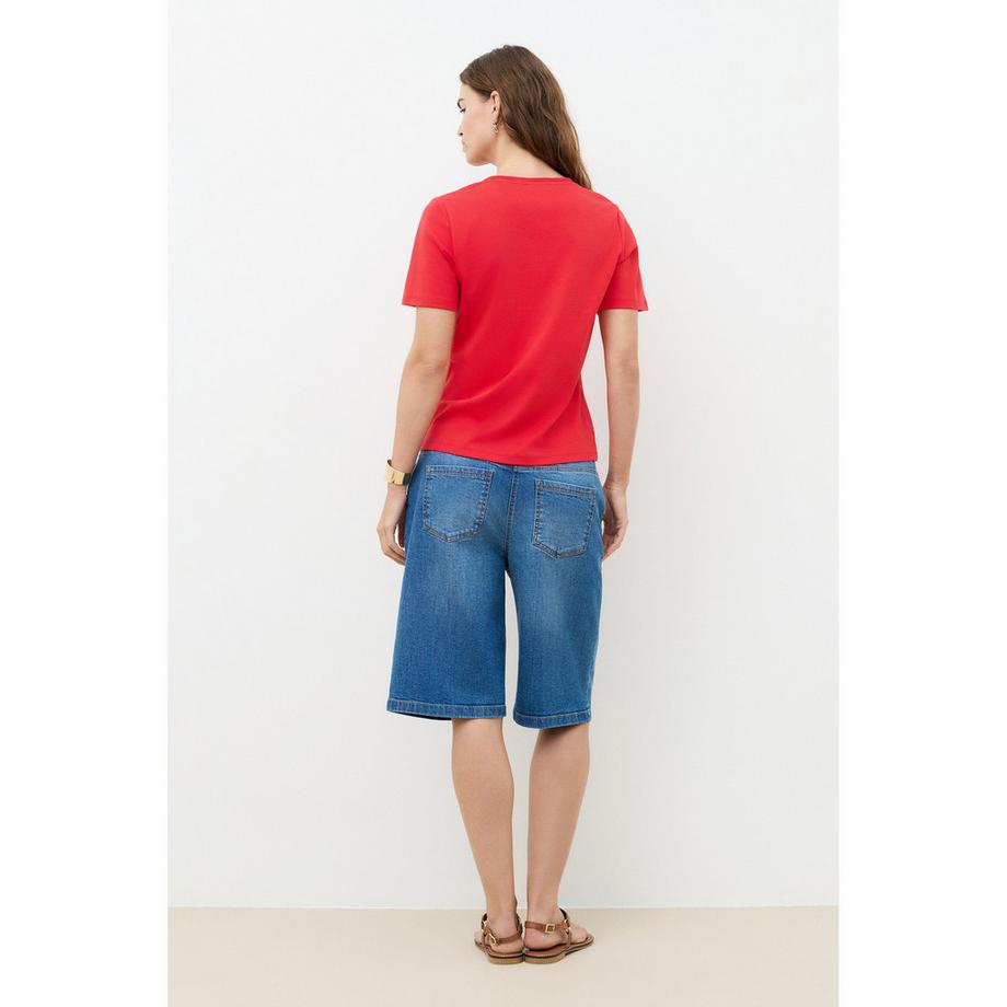 Caroll T-Shirt Maniche Corte Scollo a V  