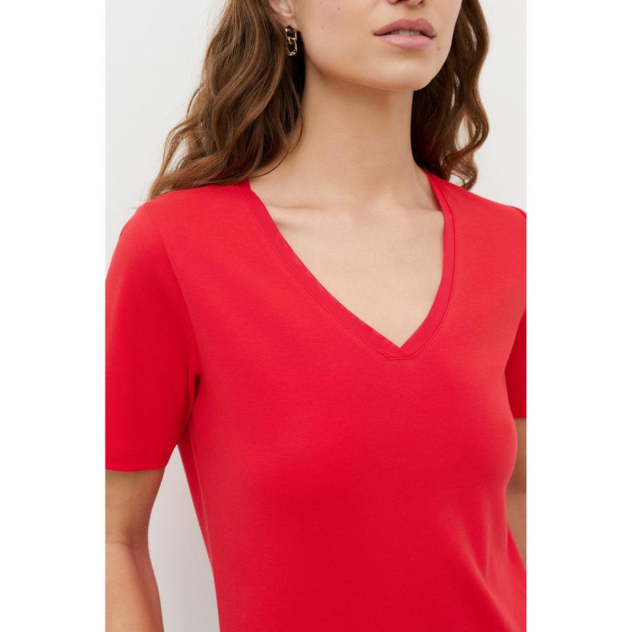 Caroll T-Shirt Maniche Corte Scollo a V  