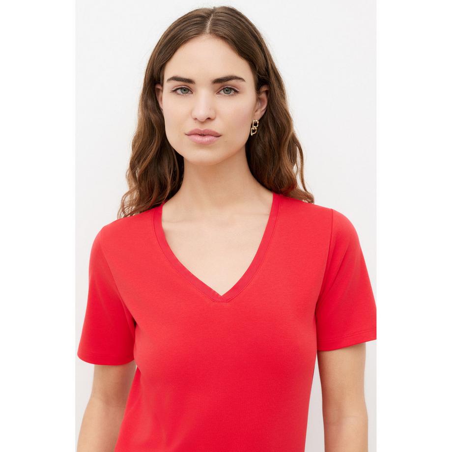 Caroll T-Shirt Maniche Corte Scollo a V  