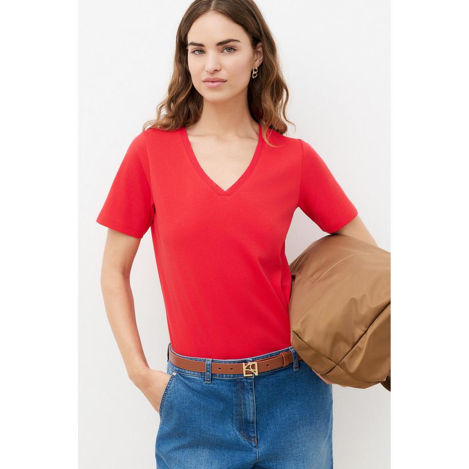 Caroll T-Shirt Maniche Corte Scollo a V  