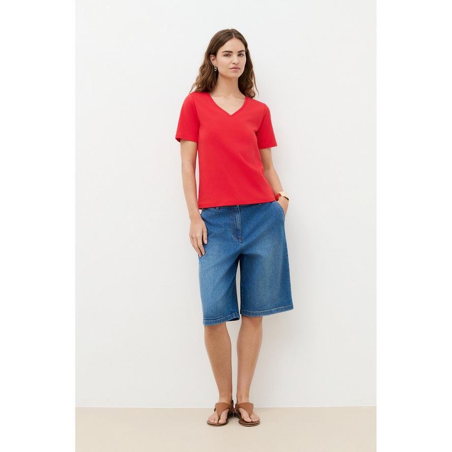 Caroll T-Shirt Maniche Corte Scollo a V  