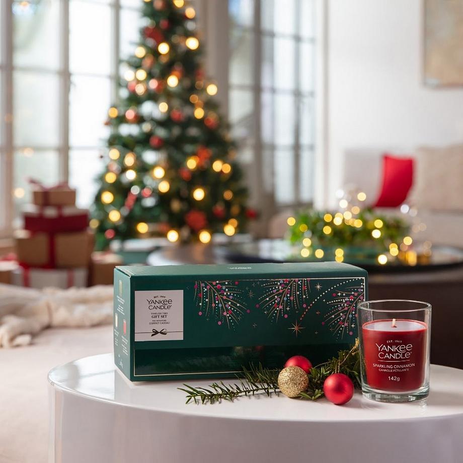 YANKEE CANDLE Bougie parfumée en verre Geschenkbox 