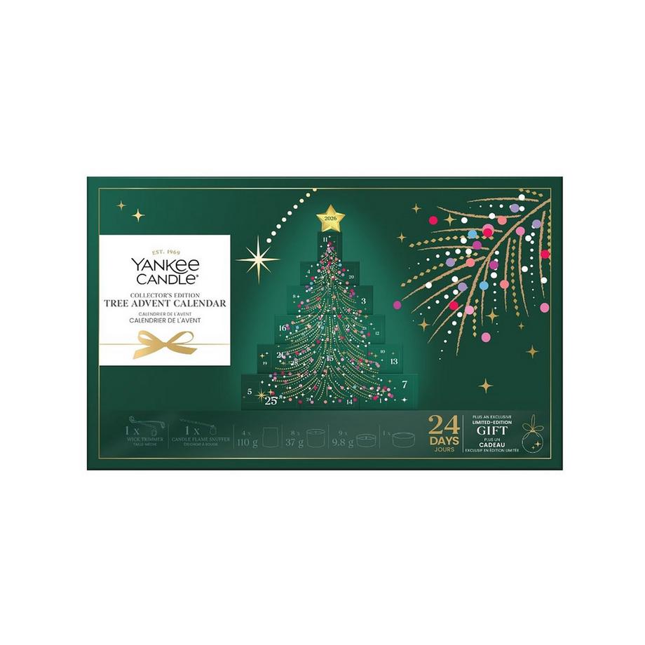 YANKEE CANDLE Candela profumata in vetro Collector’s Edition Advent 