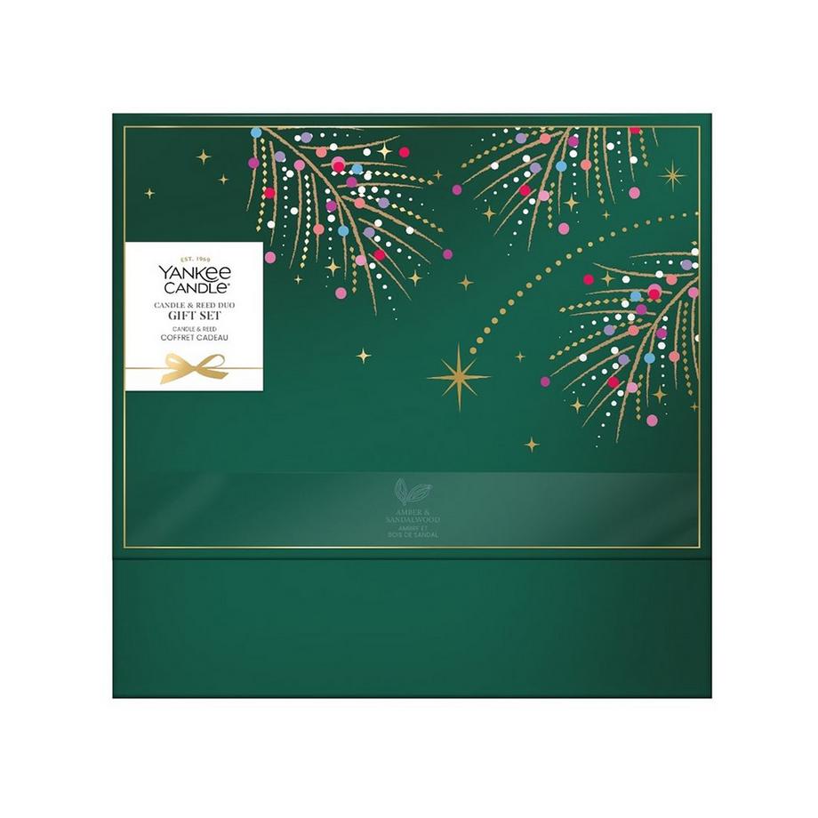 YANKEE CANDLE Bougie parfumée en verre Geschenkbox Kerze und Diffuser 