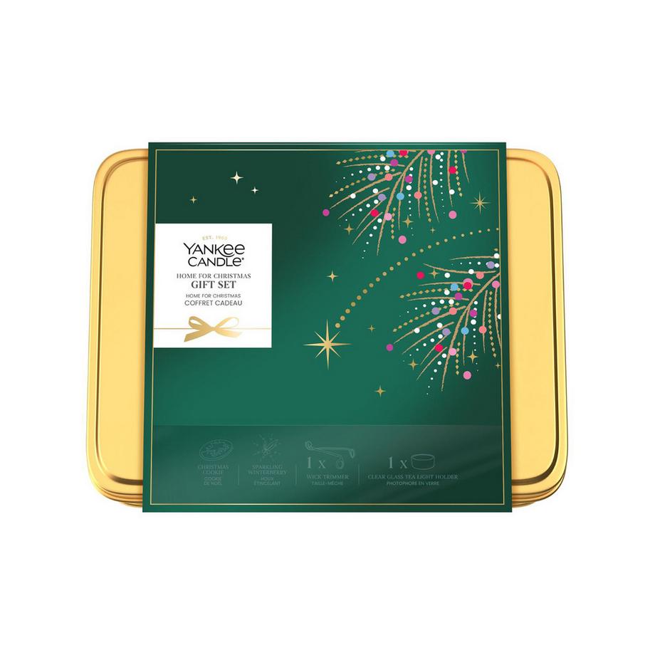 YANKEE CANDLE Candela profumata in vetro Geschenkbox Festive 