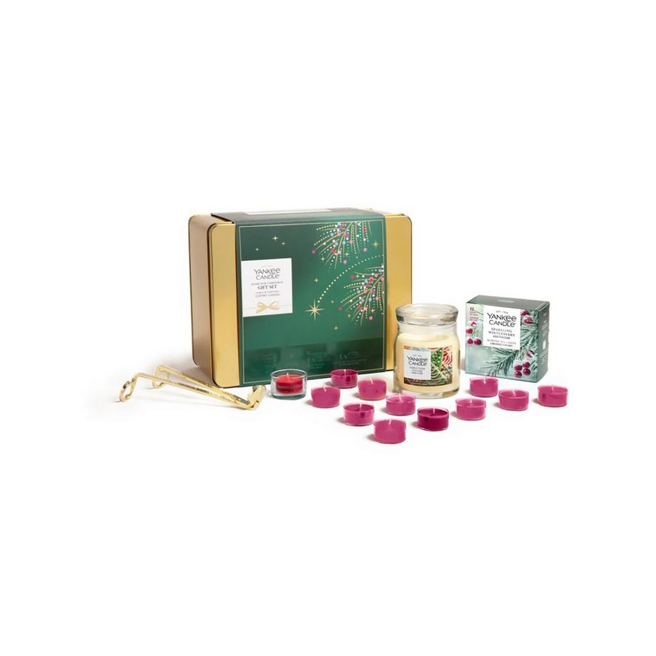YANKEE CANDLE Bougie parfumée en verre Geschenkbox Festive 
