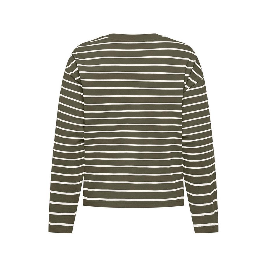 ONLY Gestreiftes Langarm T-Shirt  