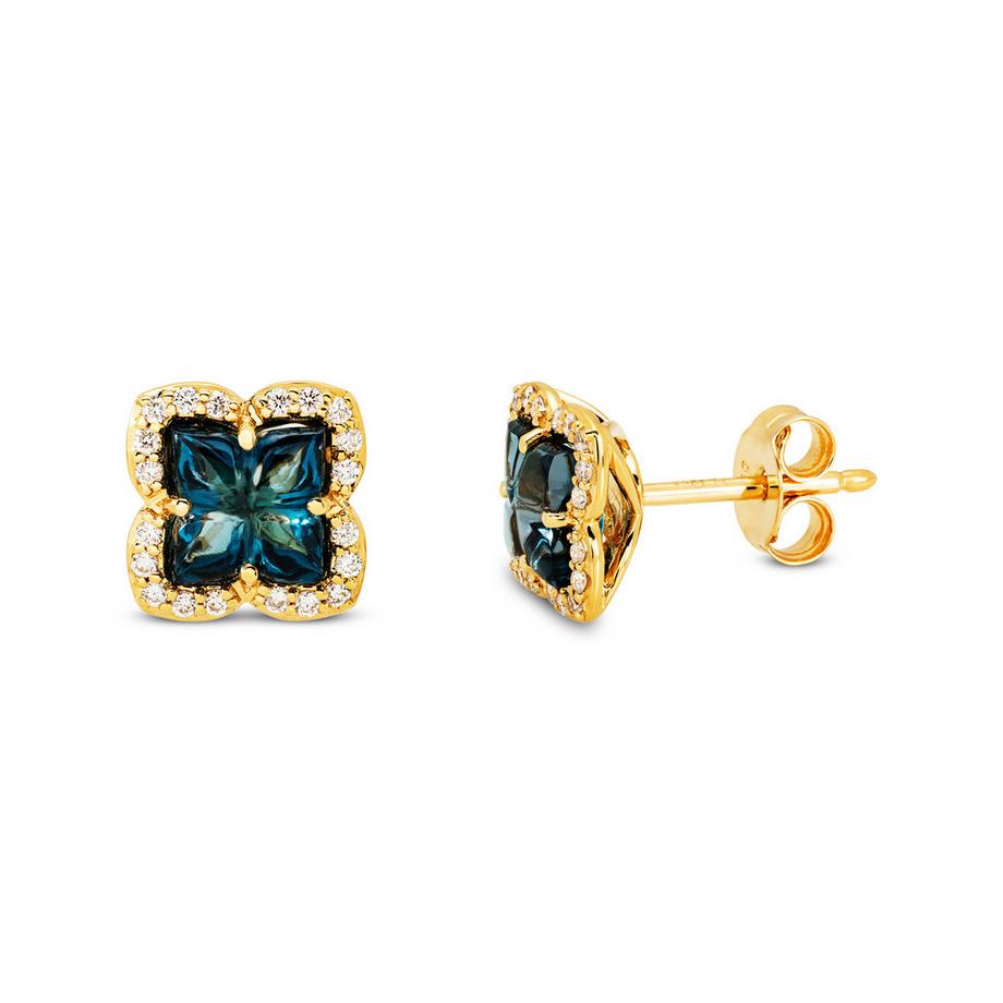 Boucles d'oreilles avec pierre