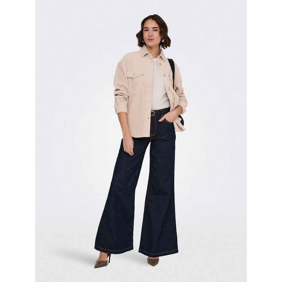 ONLY Blouse en velours côtelé avec poches poitrine  