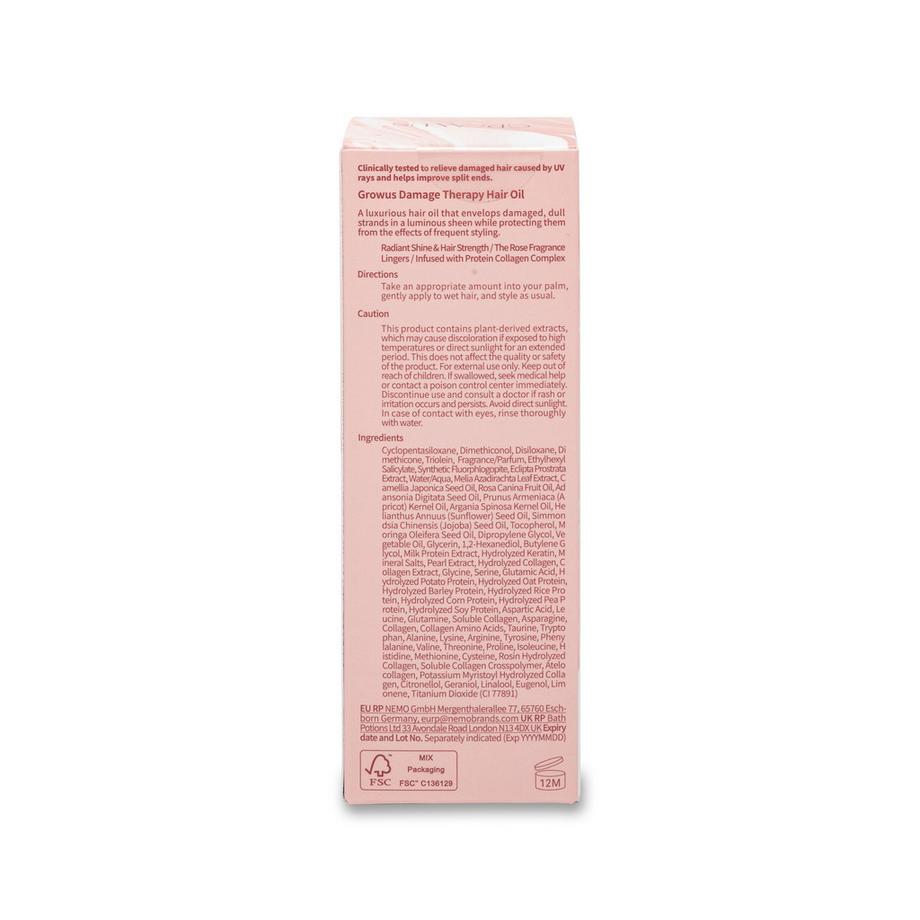 Growus  Damage Therapy Hair Oil 