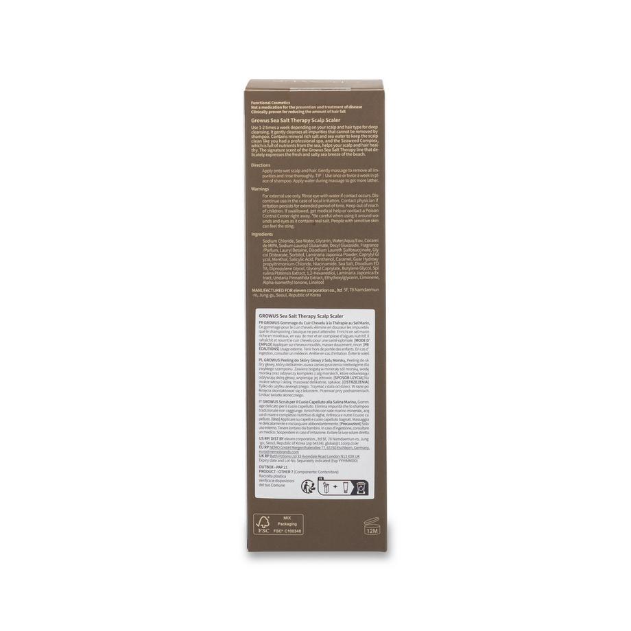 Growus  Sea Salt Therapy Scalp Scaler 