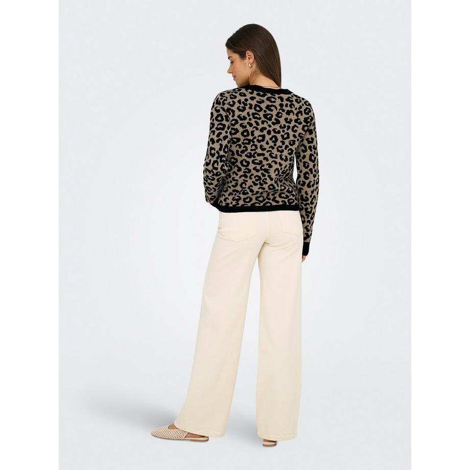 ONLY Cardigan Imprimé Léopard  