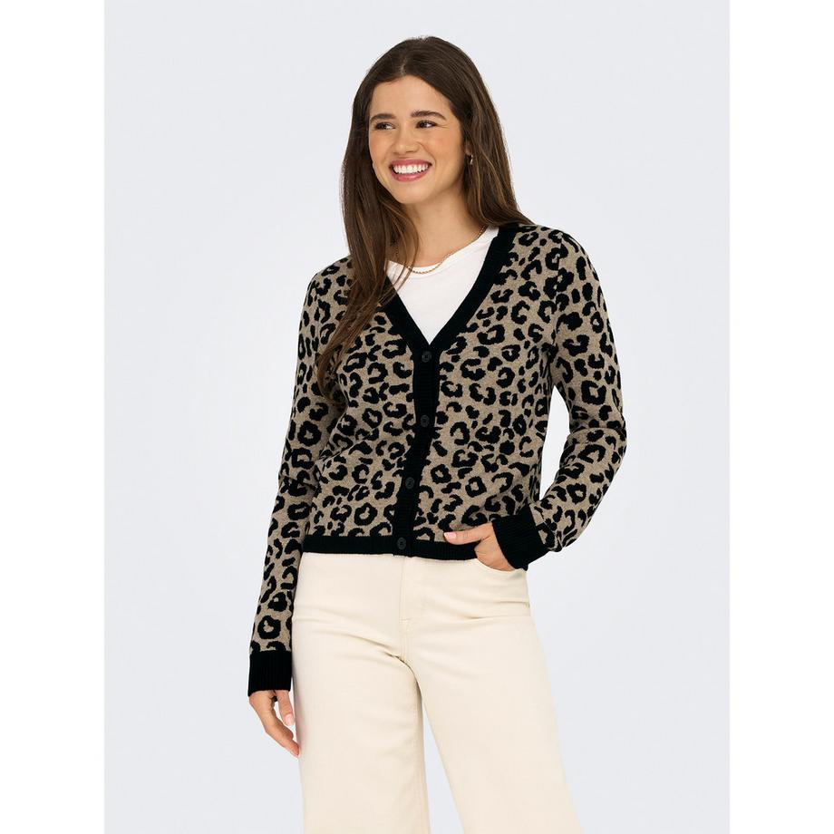ONLY Cardigan Imprimé Léopard  