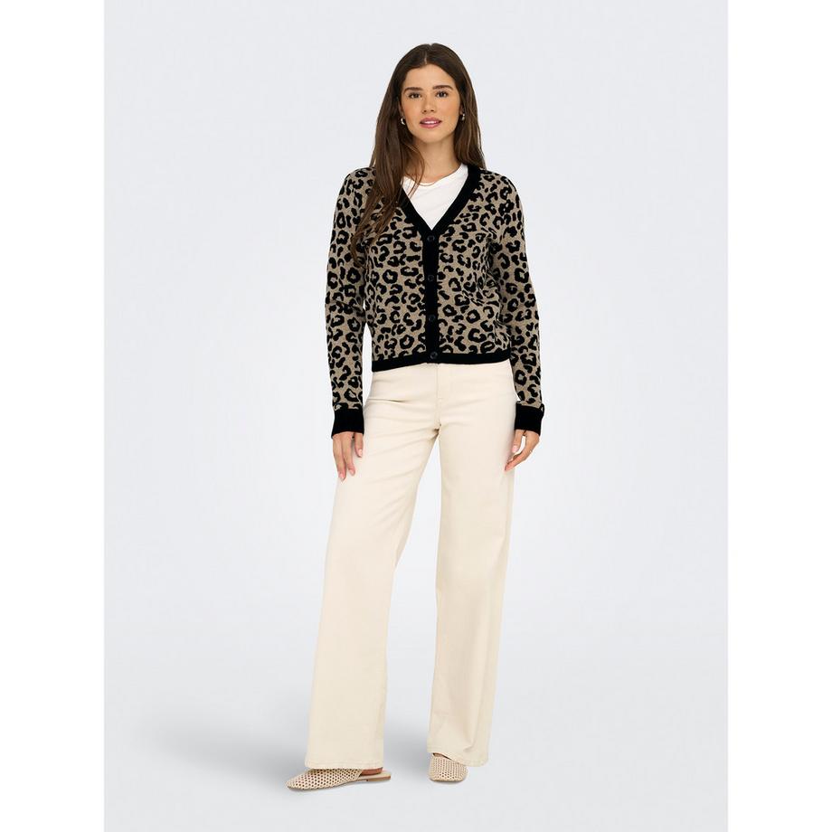 ONLY Cardigan Imprimé Léopard  