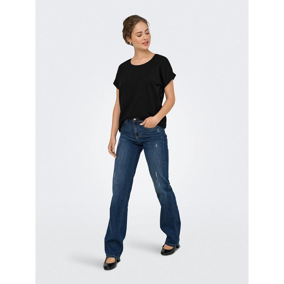 ONLY Glitzer Langarm T-Shirt  