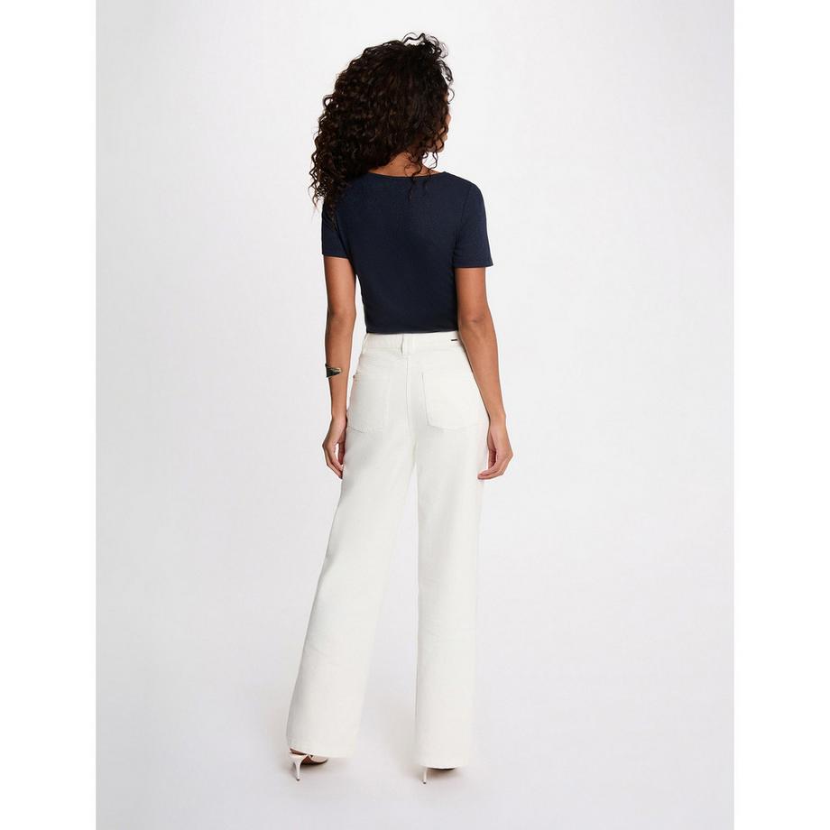 MORGAN T-Shirt Manches Courtes Col V  