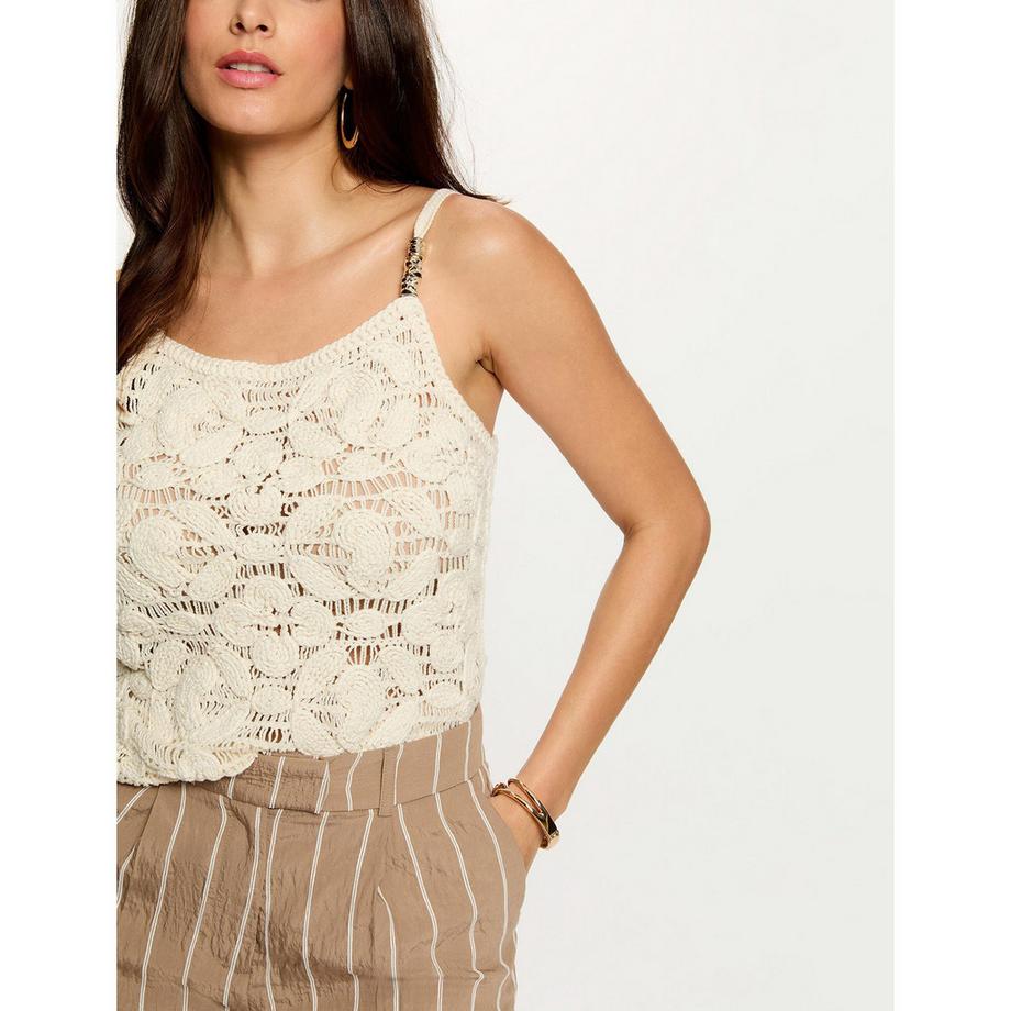 MORGAN Débardeur en crochet  
