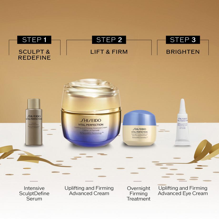 SHISEIDO  Vital Perfection Advanced Cream Holiday Pouch Set 