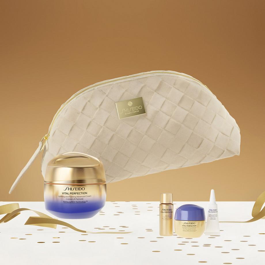 SHISEIDO  Vital Perfection Advanced Cream Holiday Pouch Set 