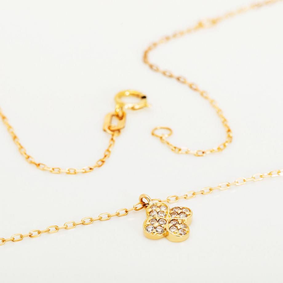 L' Atelier Gold 9 Karat by Manor  Collier avec pendentif 