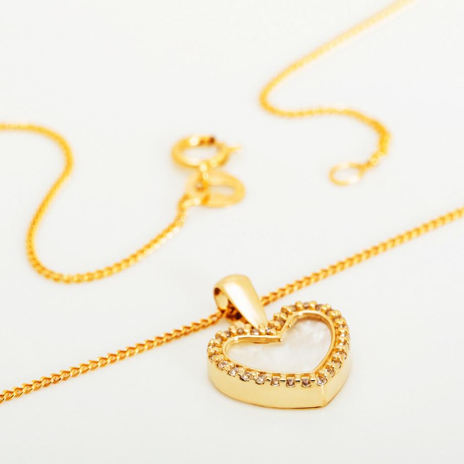 L' Atelier Gold 9 Karat by Manor  Collier avec pendentif 