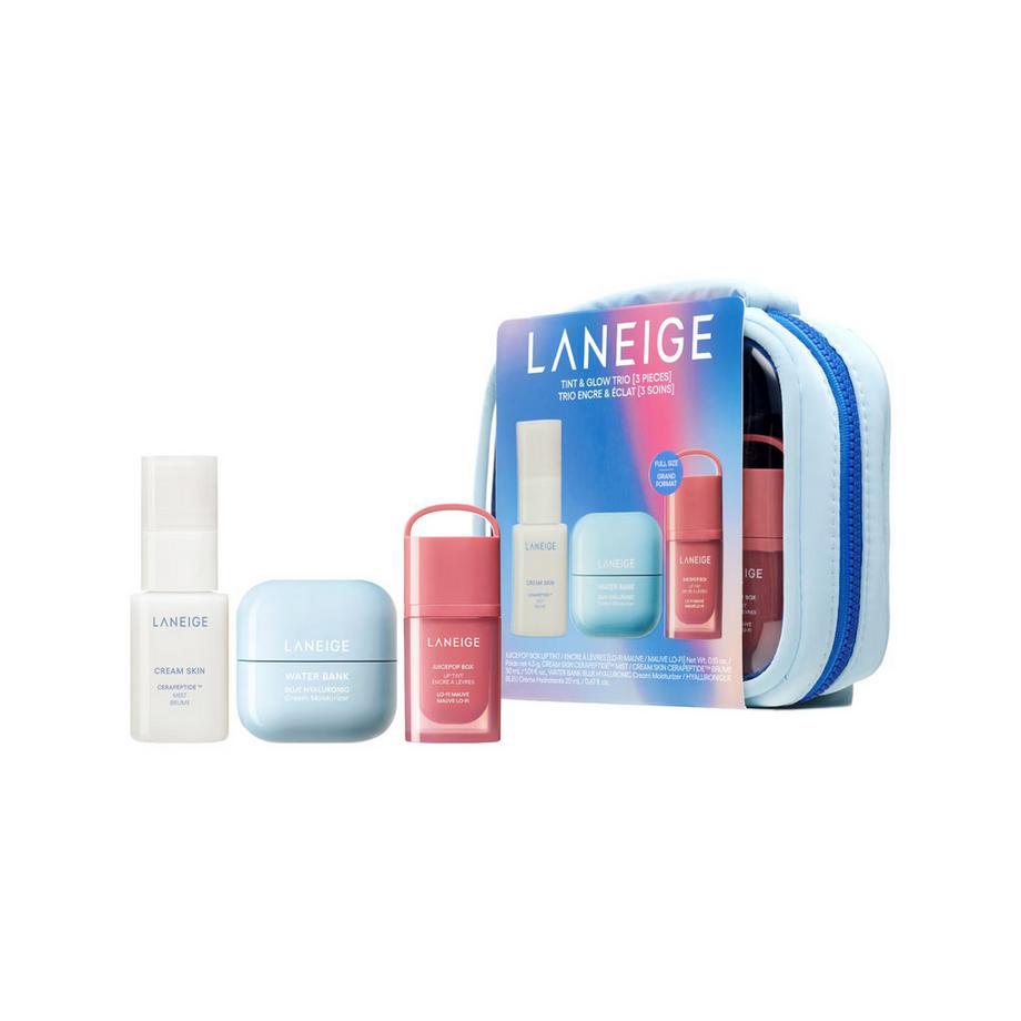 Tint & Glow Trio - Set di trattamento idratante viso e labbra Edizione limitata