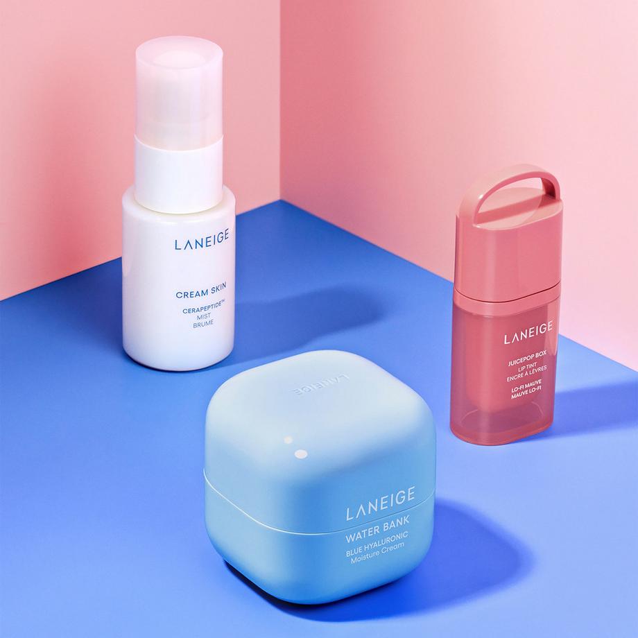 LANEIGE  Tint & Glow Trio - Coffret Soin Hydratant Visage et Lèvres Édition limitée 