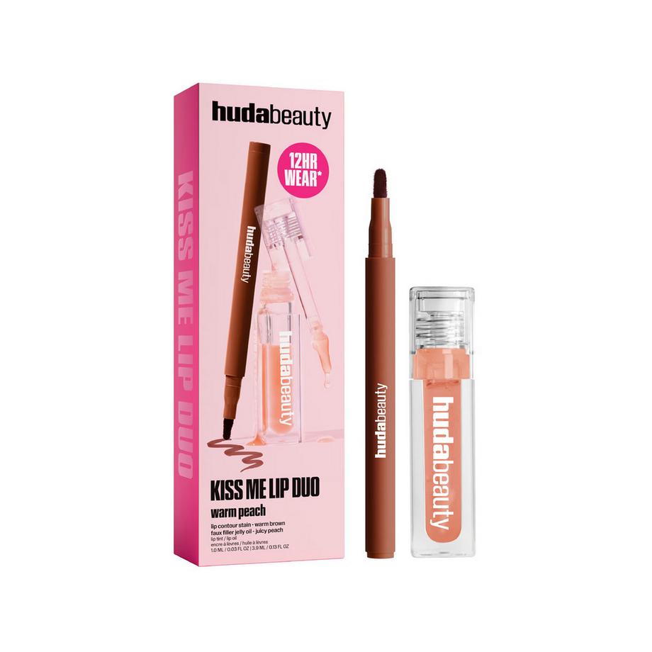 Kiss Me Lip Duo Warm Peach - Set Pour Les Lèvres