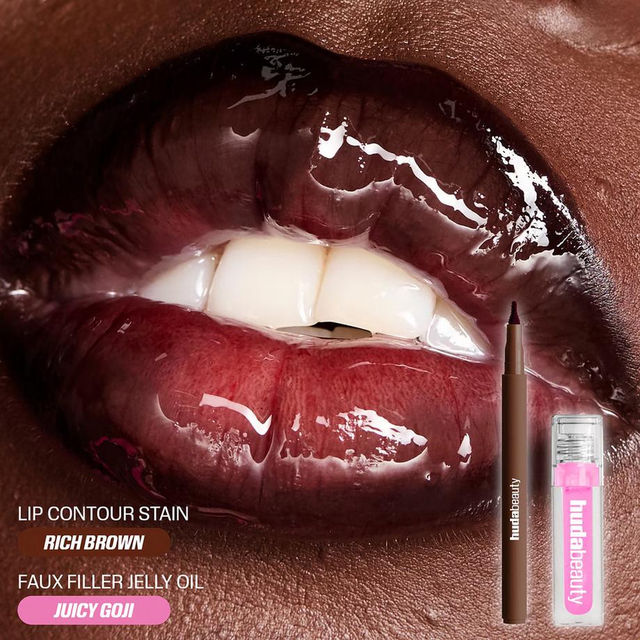 Huda Beauty  Kiss Me Lip Duo Rich Goji - Set Pour Les Lèvres 