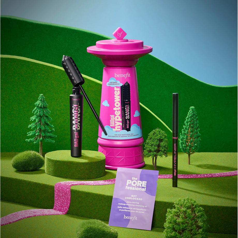 benefit  BAD gal Hypetower - Cofanetto Natale Mascara Volumizzante ed Eyeliner Waterproof 