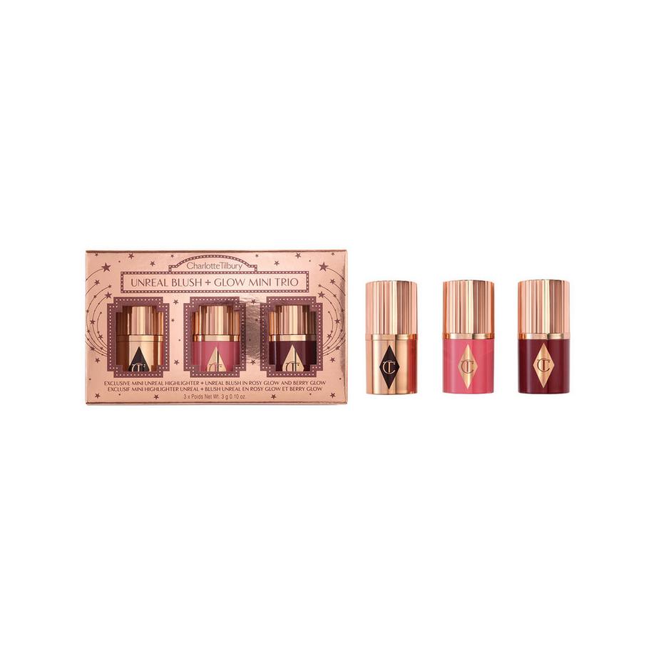 Unreal Blush Glow Mini Trio - Coffret trio pour les lèvres