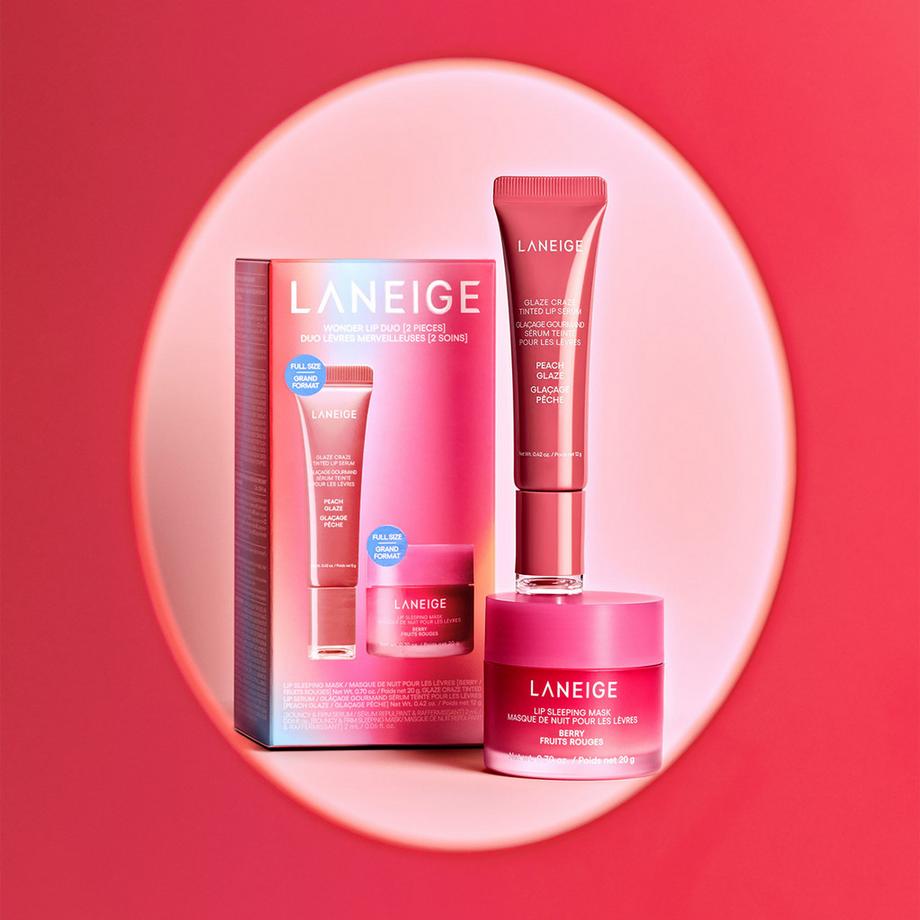 LANEIGE  Wonder Lip Duo - Cofanetto di prodotti labbra giorno e notte edizione limitata 