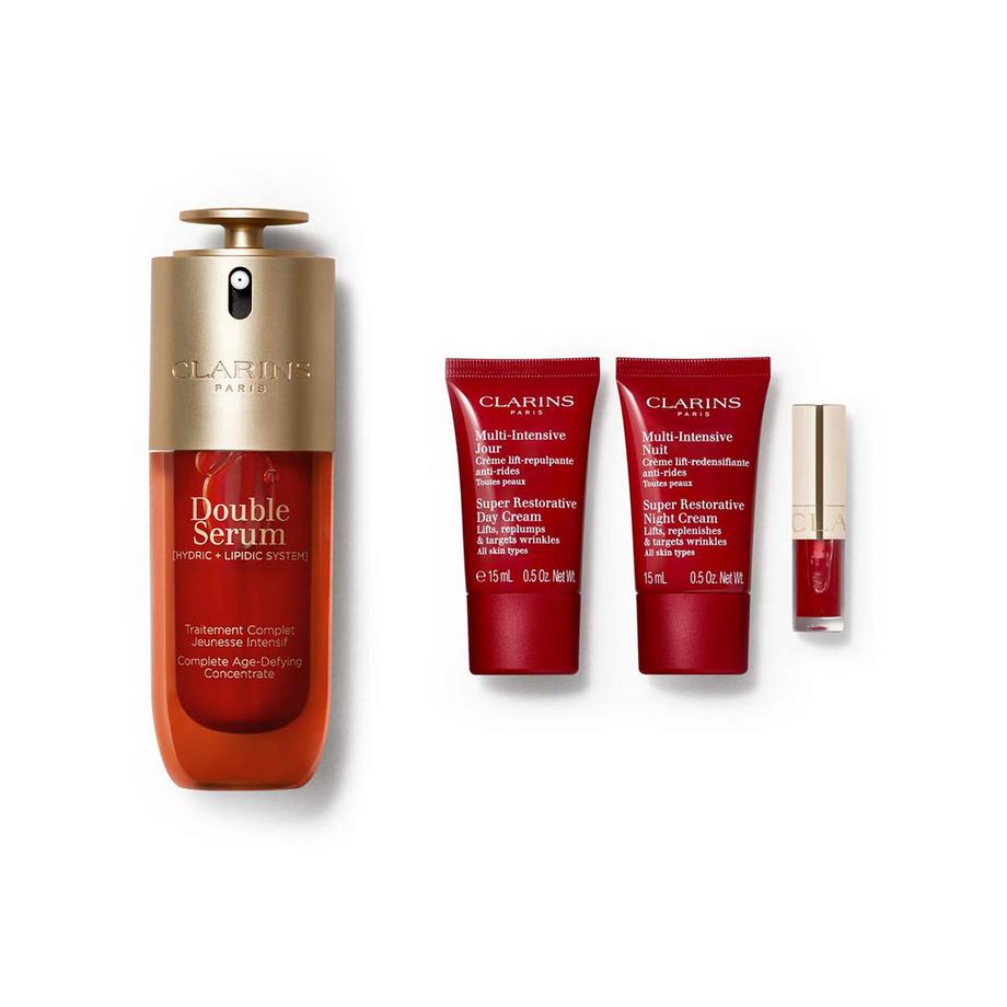 CLARINS  Coffret Soin Anti-âge - Double Serum & Multi-Intensive 