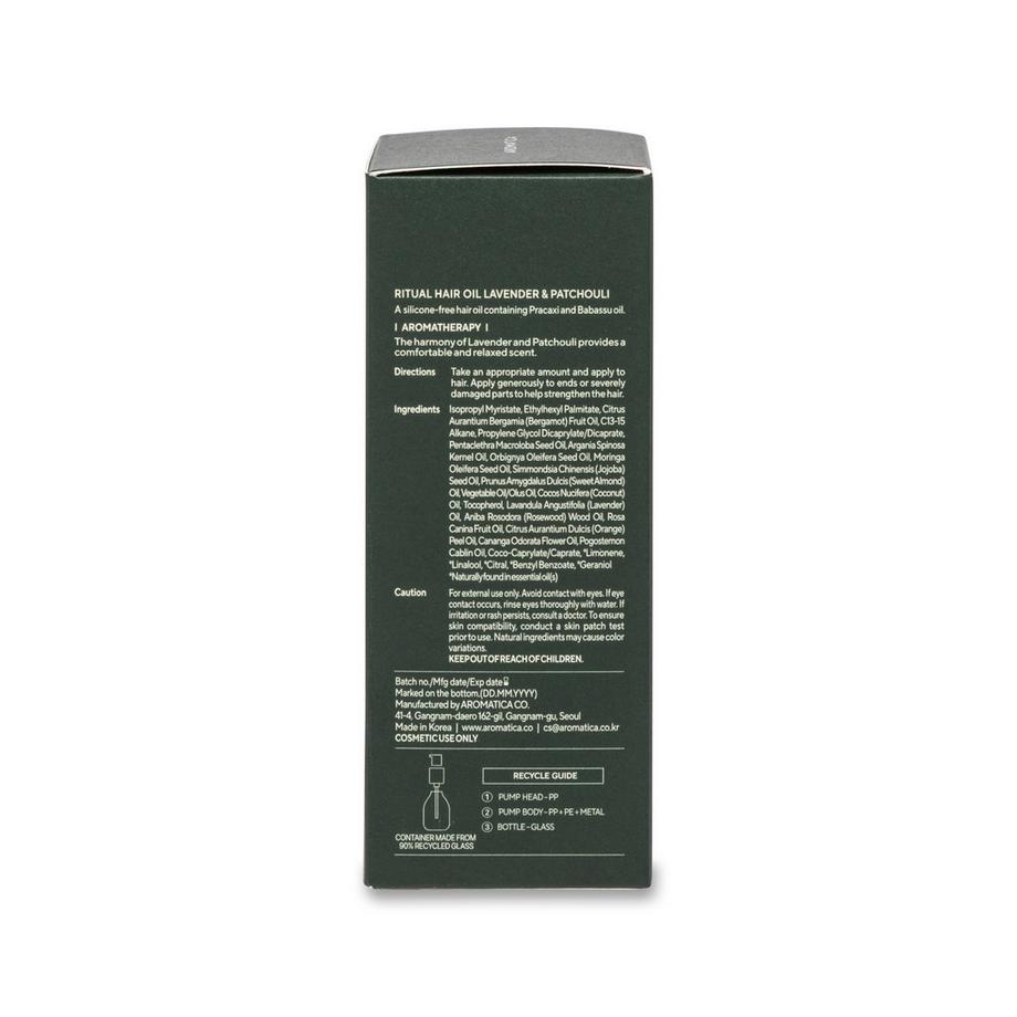 aromatica  Ritual Hair Oil Lavender & Patchouli 