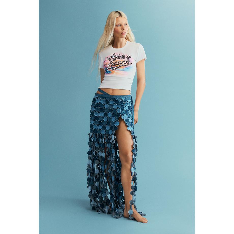 Desigual T-shirt imprimé à manches courtes  
