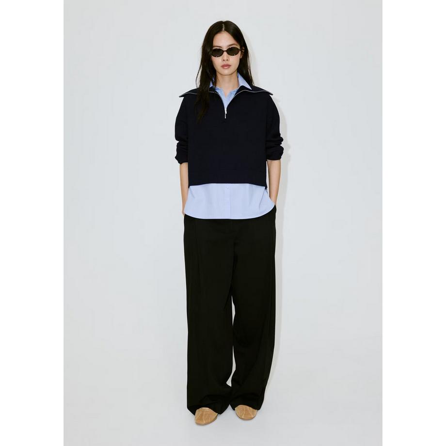 MANGO Chiara Pull à Demi-Zip  