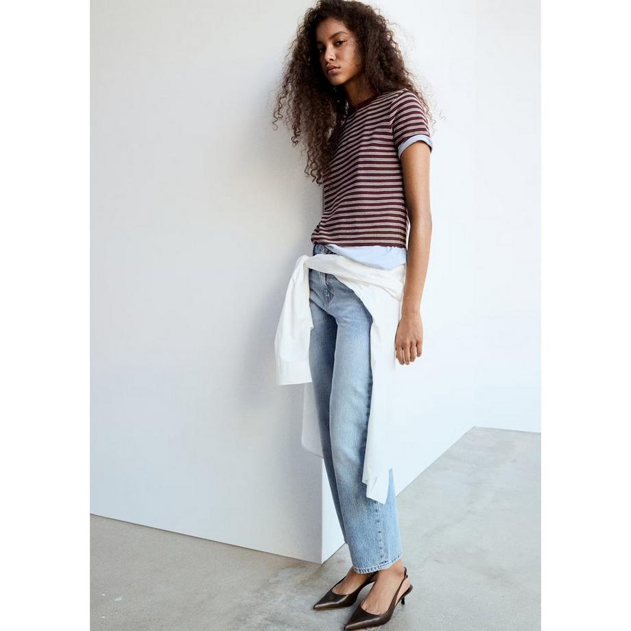 MANGO Blanca Gerade Jeans  