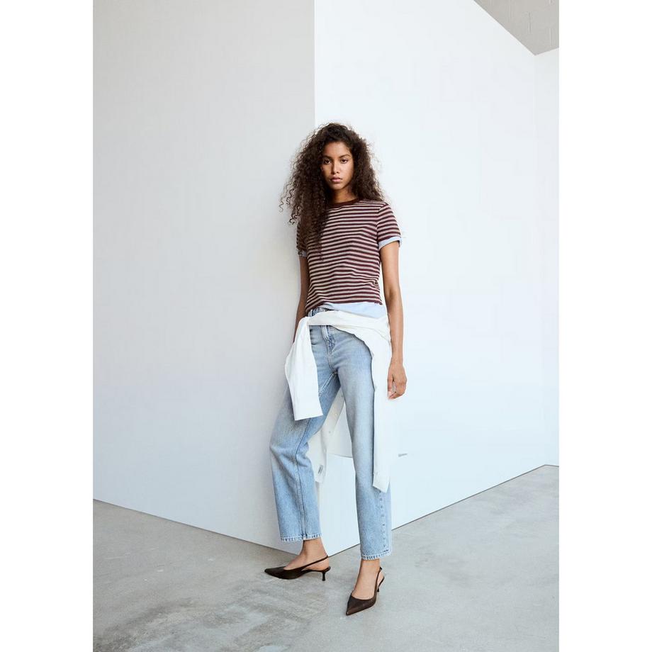 MANGO Blanca Gerade Jeans  